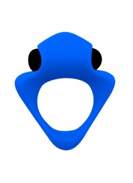 Синее эрекционное кольцо Wooomy Tribeс с вибрацией - Adrien Lastic - в Бердске купить с доставкой