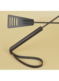 Черный кожаный стек «Сириус» - 60 см. - Sitabella - купить с доставкой в Бердске