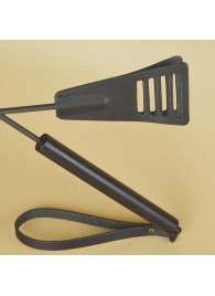 Черный кожаный стек «Сириус» - 60 см. - Sitabella - купить с доставкой в Бердске