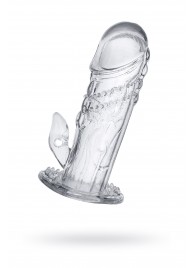 Прозрачная насадка на пенис Uco - 13 см. - A-toys - в Бердске купить с доставкой