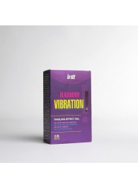Стимулирующий гель с эффектом вибрации Blackberry Vibration - 15 мл. - INTT - купить с доставкой в Бердске