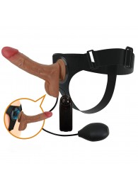 Женский страпон с вибрацией и эффектом эякуляции Oher - Baile - купить с доставкой в Бердске