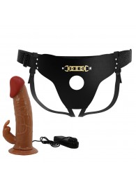 Мужской полый страпон с вибрацией Marion - Baile - купить с доставкой в Бердске