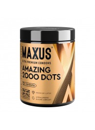 Точечные презервативы MAXUS 2000 Amazing Dots с железным кейсом - 12 шт. - Maxus - купить с доставкой в Бердске