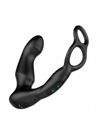 Черный двухмоторный массажер простаты Nexus Simul8 Wave Edition - Nexus Range - в Бердске купить с доставкой