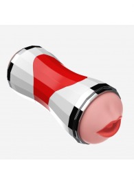 Двусторонний мастурбатор в колбе Power Grip Cup - вагина и ротик - Boys of Toys - в Бердске купить с доставкой