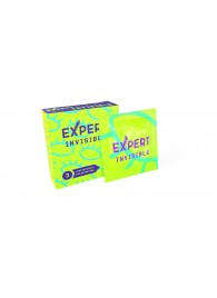 Ультратонкие презервативы Expert Invisible - 3 шт. - Expert - купить с доставкой в Бердске
