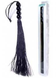 Черная силиконовая плеть - 37 см. - Boys of Toys - купить с доставкой в Бердске