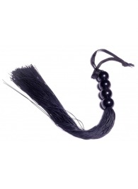 Черная силиконовая плеть - 37 см. - Boys of Toys - купить с доставкой в Бердске