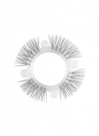 Эластичное кольцо с «ресничками» и 4 шариками - Sextaz - в Бердске купить с доставкой