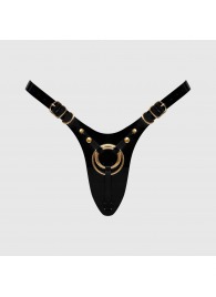 Черный пояс для фиксации насадок Strap-On-Me Leatherette Harness Fabulous - Strap-on-me - купить с доставкой в Бердске