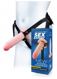 Мужской полый страпон на регулируемых ремнях - 18,5 см. - Sex Expert - купить с доставкой в Бердске