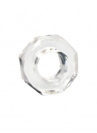 Прозрачное эрекционное кольцо в форме гайки - Sex Expert - в Бердске купить с доставкой