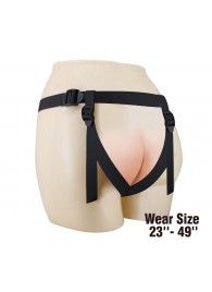 Черные трусики харнесс с платформой Caludio I - Baile - купить с доставкой в Бердске