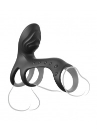 Черная насадка на пенис Ultimate Couples Cage Pro - Pipedream - в Бердске купить с доставкой