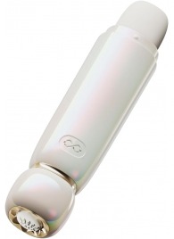 Бежевый вакуумный стимулятор клитора Lia - Zalo