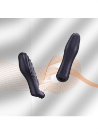 Сливовая силиконовая насадка на пенис с подхватом Manwan Ryzer - Manwan - в Бердске купить с доставкой