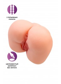Реалистичный мастурбатор-попка с 2 любовными входами - No Name - в Бердске купить с доставкой