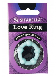 Цветное эрекционное кольцо Love Ring с бусинами - Sitabella - в Бердске купить с доставкой