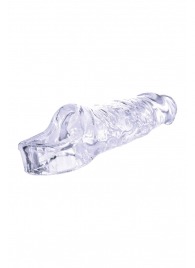 Прозрачная насадка-удлинитель Length Enhancer с подхватом - 16 см. - NMC - в Бердске купить с доставкой