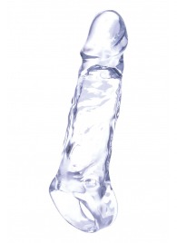 Прозрачная насадка-удлинитель Length Enhancer с подхватом - 16 см. - NMC - в Бердске купить с доставкой