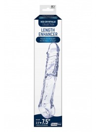 Прозрачная насадка-удлинитель Length Enhancer с подхватом - 22,3 см. - NMC - в Бердске купить с доставкой