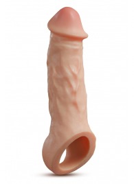 Телесная насадка-удлинитель Intrepid 9.25 Inch Realistic Penis Extender Sleeve - 23,5 см. - Blush Novelties - в Бердске купить с доставкой