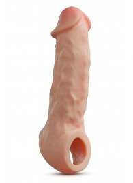 Телесная насадка-удлинитель Intrepid 9.25 Inch Realistic Penis Extender Sleeve - 23,5 см. - Blush Novelties - в Бердске купить с доставкой