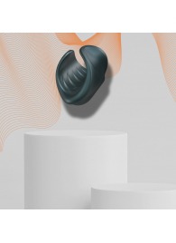 Серый сквозной мастурбатор с вибрацией Manwan Starter - Manwan - в Бердске купить с доставкой