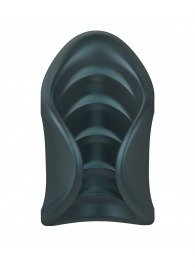 Серый сквозной мастурбатор с вибрацией Manwan Starter - Manwan - в Бердске купить с доставкой