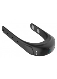 Черное эрекционное виброкольцо на ремешках - Boys of Toys - в Бердске купить с доставкой