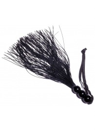 Черная силиконовая плетка - 25,4 см. - Boys of Toys - купить с доставкой в Бердске