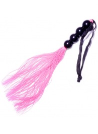 Розовая силиконовая плеть - 35,5 см. - Boys of Toys - купить с доставкой в Бердске