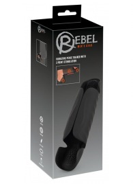 Черный вибромастурбатор с трехточечной стимуляцией Penis Trainer with 3 Point Stimulation - Orion - в Бердске купить с доставкой