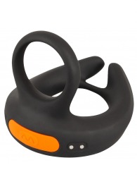 Черный вибростимулятор мошонки RC Scrotum Stimulator with Vibration - Orion - в Бердске купить с доставкой