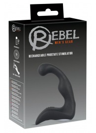 Черный перезаряжаемый стимулятор простаты с вибрацией - 14,6 см. - Orion - в Бердске купить с доставкой