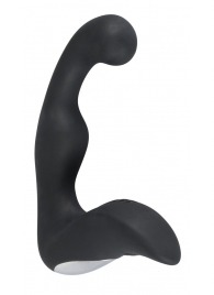Черный перезаряжаемый стимулятор простаты с вибрацией - 14,6 см. - Orion - в Бердске купить с доставкой