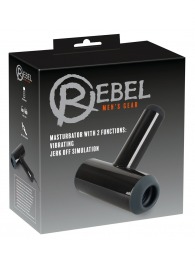 Черный мастурбатор с удобной ручкой Masturbator with 2 Functions - Orion - в Бердске купить с доставкой