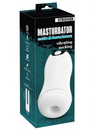 Белый мастурбатор Masturbator with 2 functions - Orion - в Бердске купить с доставкой
