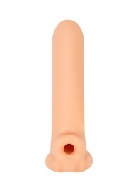 Телесный фаллоудлинитель Titan - 16,5 см. - Lola Games - в Бердске купить с доставкой
