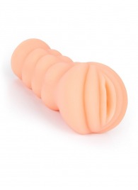 Телесный мастурбатор-вагина с эрекционными кольцами в комплекте - Sexy Girl - в Бердске купить с доставкой