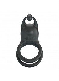 Черное перезаряжаемое виброкольцо Goodwin - Baile - в Бердске купить с доставкой