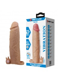 Телесная насадка на пенис Xerxes - 22 см. - Baile - в Бердске купить с доставкой