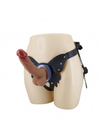 Поясной страпон Wells: трусики в форме бабочки и фаллоимитатор-насадка - Baile - купить с доставкой в Бердске