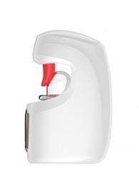 Белый мастурбатор с язычком и возвратно-поступательными движениями - Secwell - в Бердске купить с доставкой