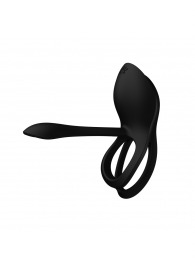 Черное эрекционное виброкольцо Bayek с пультом ДУ - Zalo - в Бердске купить с доставкой