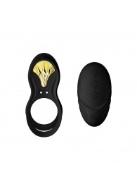 Черное эрекционное виброкольцо Bayek с пультом ДУ - Zalo - в Бердске купить с доставкой