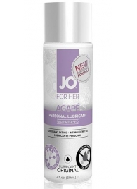 Лубрикант на водной основе для женщин JO AGAPE LUBRICANT ORIGINAL - 60 мл. - System JO - купить с доставкой в Бердске