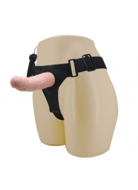 Реалистичный страпон-фаллоимитатор на трусиках Ultra Passionate Harness - 15 см. - Baile - купить с доставкой в Бердске