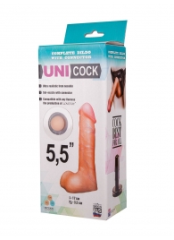 Фаллическая насадка Харнесс UNICOCK 5,5  - 17 см. - LOVETOY (А-Полимер) - купить с доставкой в Бердске